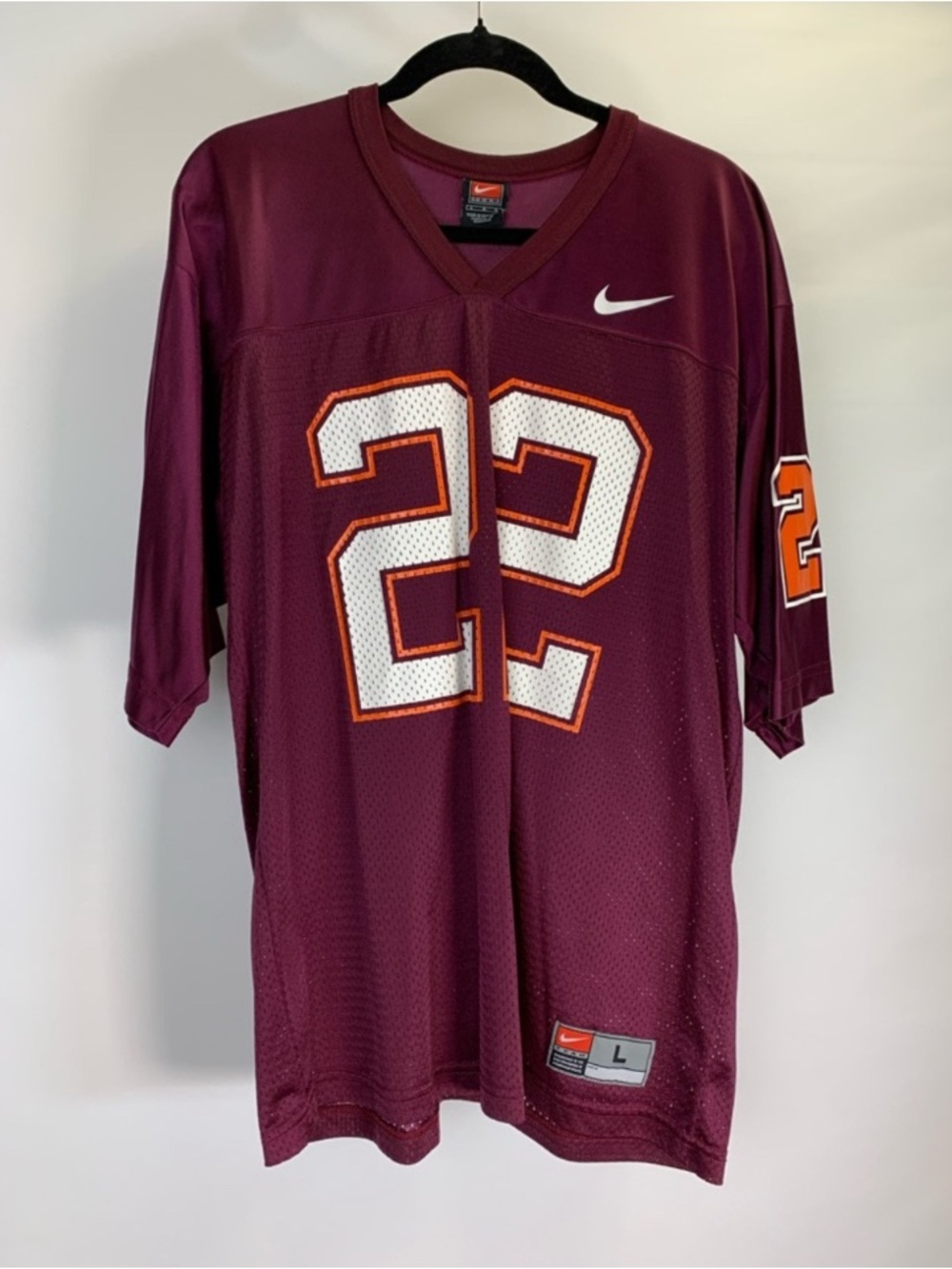 Virginia Tech Hokies Nike Football Jersey Size L